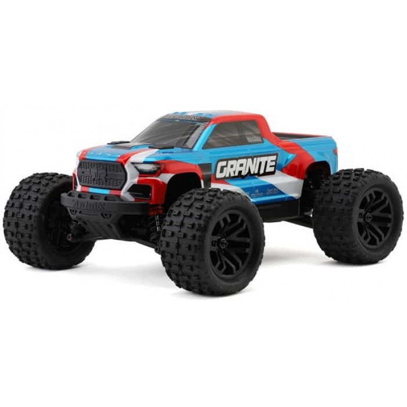 Arrma Granite Grom MEGA 4WD 380 Brushed 1/18 Monster Truck RTR (Blue) w/SLT2 2.4GHz Radio, Battery & Charger