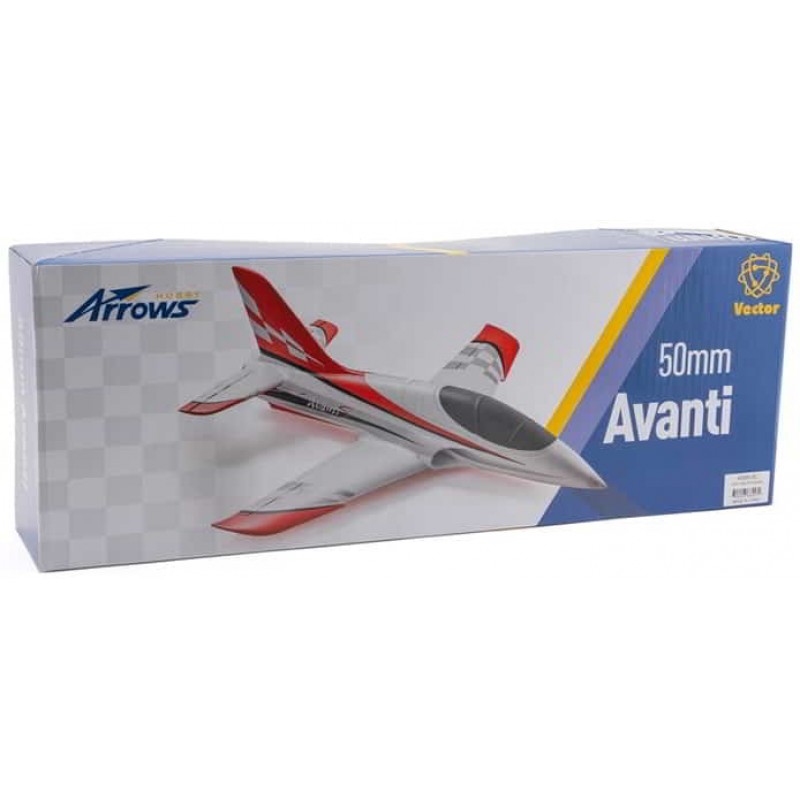 Arrows Hobby Avanti 50mm EDF PNP Electric Airplane (640mm) w/Vector Flight Stabilization System