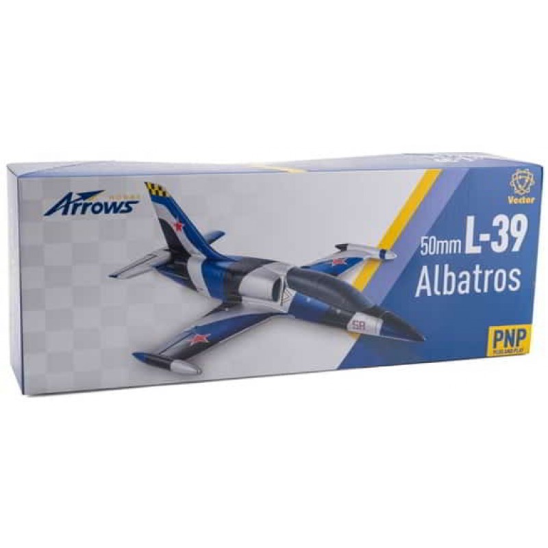 Arrows Hobby L-39 Albatros 50mm EDF PNP Electric Airplane (659mm) w/Vector Flight Stabilization System