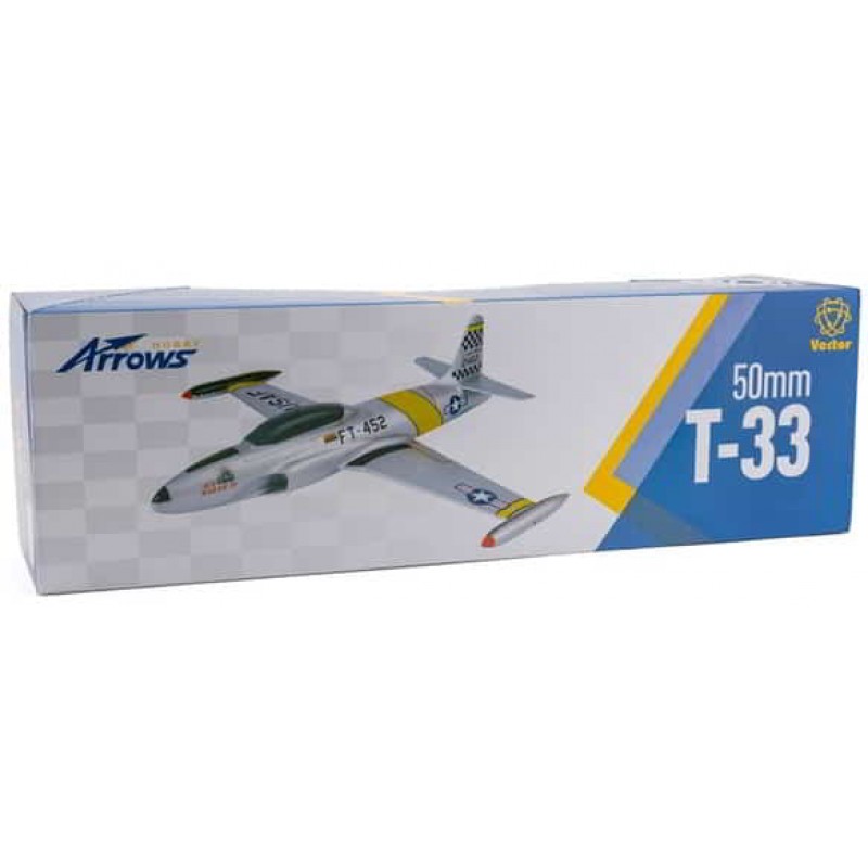 Arrows Hobby T-33 50mm EDF PNP Electric Airplane (800.5mm) w/Vector Flight Stabilization System