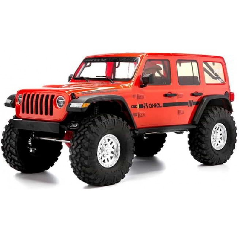 Axial 1/10 SCX10 III Jeep JLU Wrangler with Portals RTR (Orange)