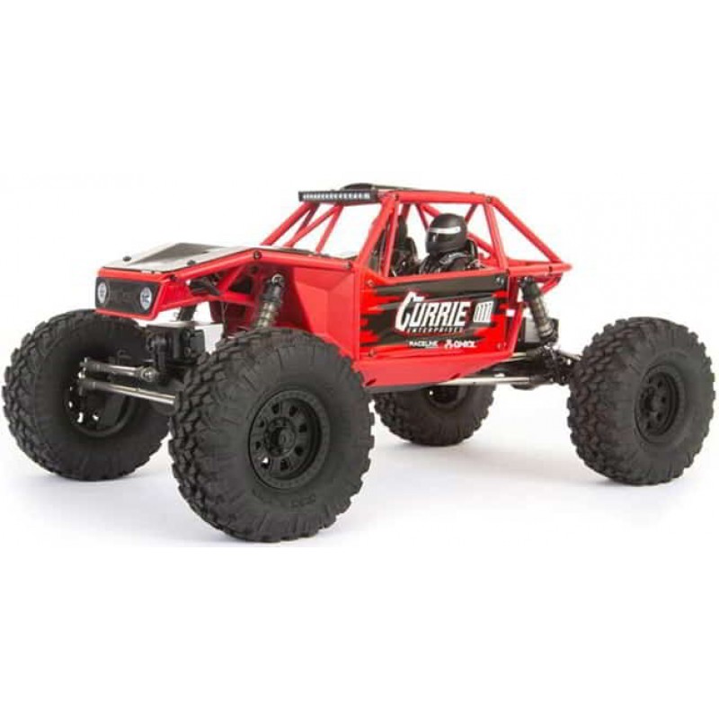 Axial Capra 1.9 4WS Unlimited Trail Buggy 1/10 RTR 4WD Rock Crawler (Red) w/DX3 2.4GHz Radio