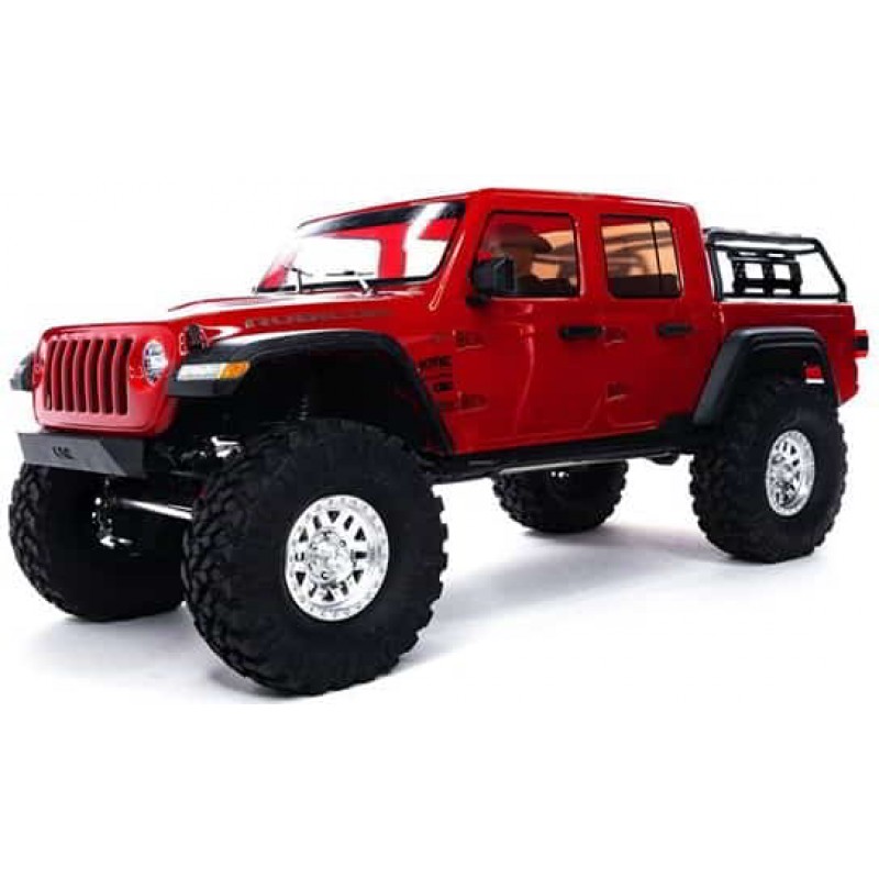 Axial SCX10 III Jeep JT Gladiator RTR 4WD Rock Crawler w/Portals (Red) w/DX3 2.4GHz Radio