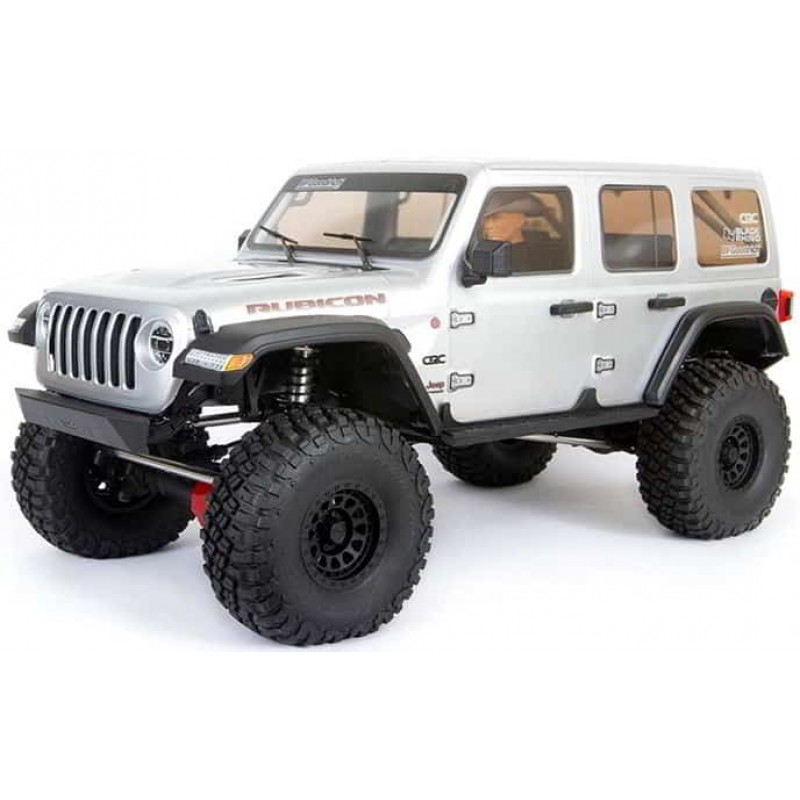 Axial SCX6 Jeep JLU Wrangler 1/6 4WD RTR Electric Rock Crawler (Silver) w/DX3 Radio & Smart ESC