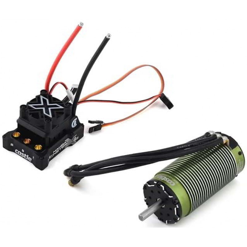 Castle Creations 1/6 Mamba Monster X 8S Waterproof ESC 2028-800Kv Sensored Motor Combo CSE010-0165-01