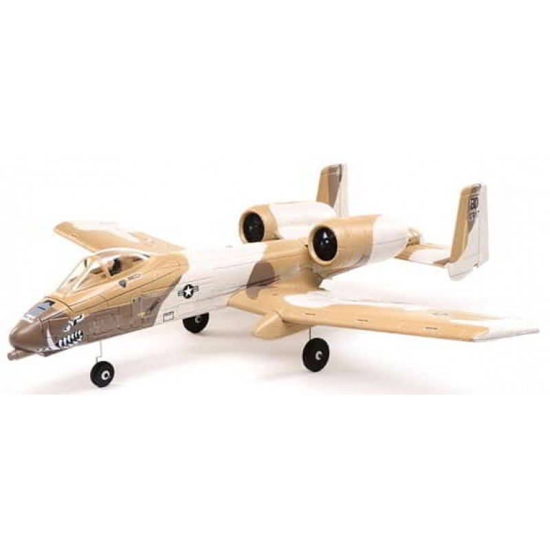 E Flite 562mm UMX A-10 Thunderbolt II 30mm EDF BNF Basic with AS3X and SAFE Select EFLU6550