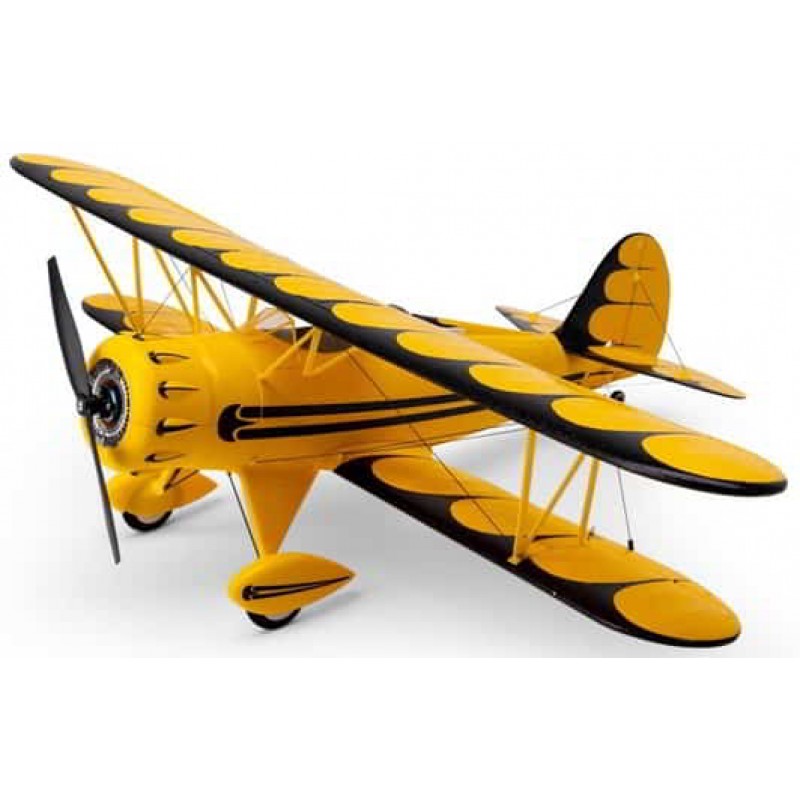 E-flite Ultra-Micro UMX Waco BNF Basic Electric Airplane (550mm) (Yellow) w/AS3X & SAFE