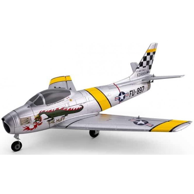 E-flite UMX F-86 Sabre 30mm EDF Jet BNF Electric Airplane w/AS3X & SAFE Select