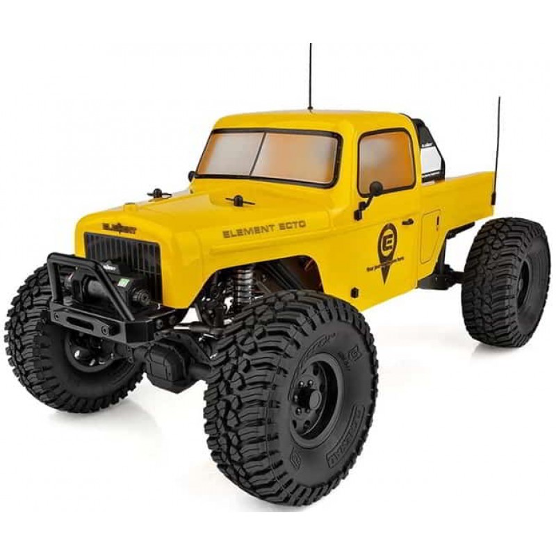 Element RC Enduro Ecto Trail Truck 4x4 RTR 1/10 Rock Crawler Combo (Yellow) w/2.4GHz Radio, Battery & Charger