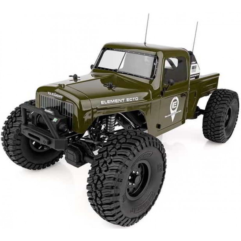 Element RC Enduro Ecto Trail Truck 4x4 RTR 1/10 Rock Crawler (Green) w/2.4GHz Radio