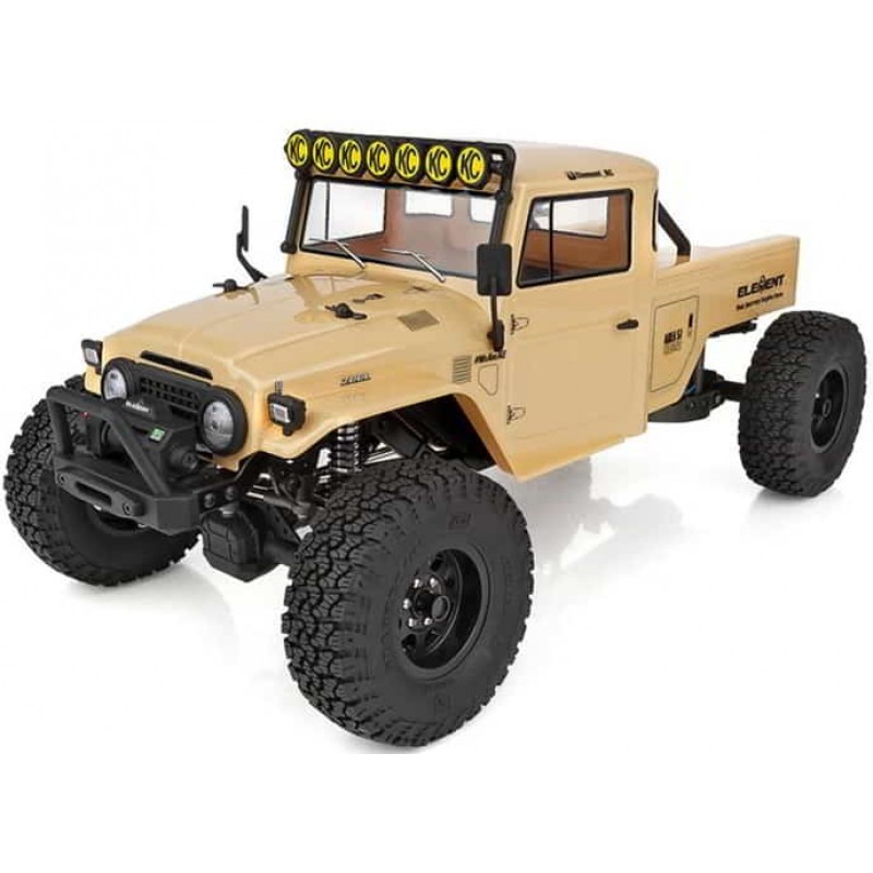 Element RC Enduro Zuul Trail Truck 4x4 RTR 1/10 Rock Crawler Combo (Tan) w/2.4GHz Radio, Battery & Charger