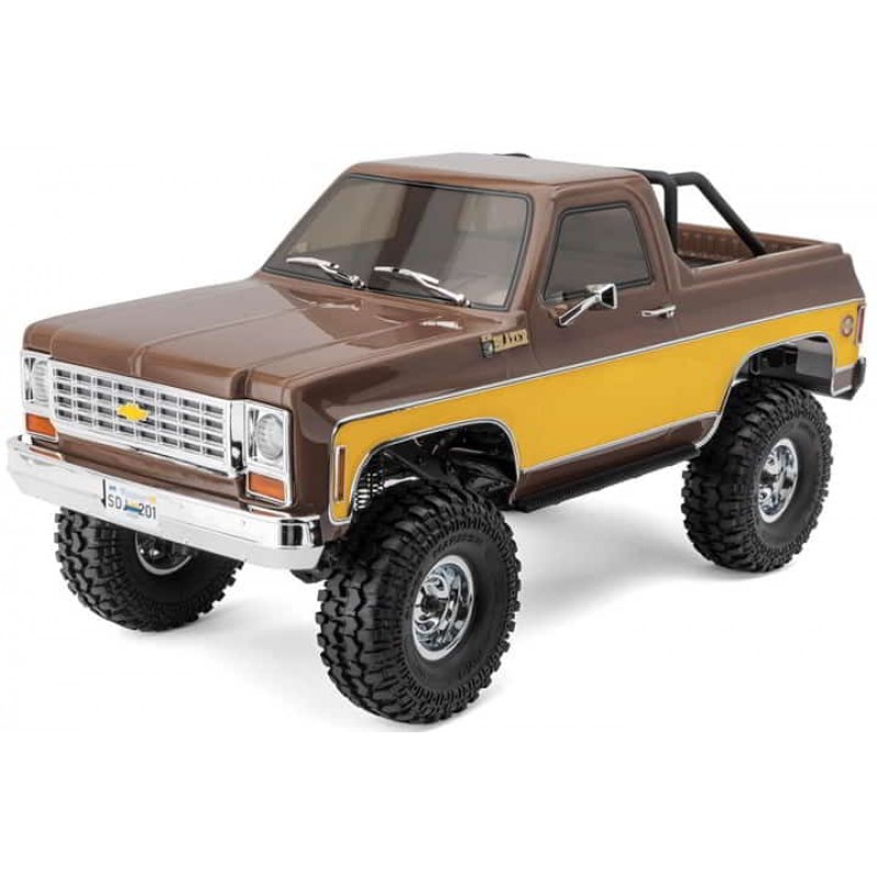 FMS FCX10 Chevrolet K5 Blazer 1/10 RTR Rock Crawler (Brown)