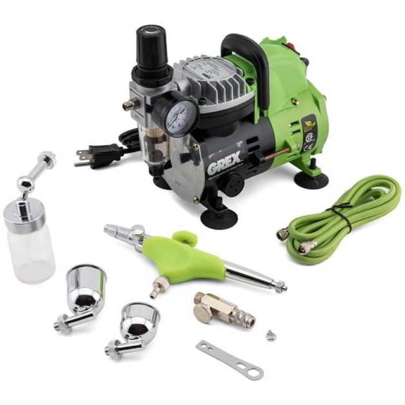 Grex Airbrush Genesis.XSi3 & AC1810-A Compressor Combo Kit