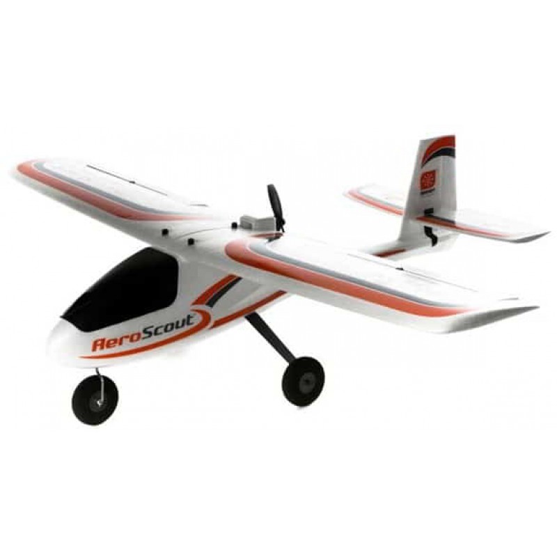 HobbyZone AeroScout S 2 1.1m RTF Trainer Electric Airplane (1095mm) w/SAFE & DXS Transmitter