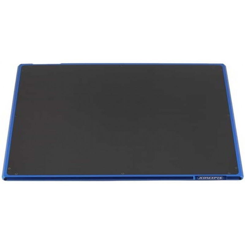 JConcepts Aluminum & Carbon Set Up Board (Blue) (20x16")