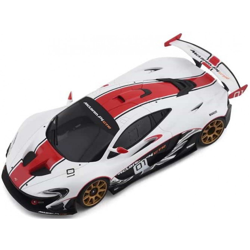 Kyosho Mini Z RWD McLaren P1 GTR RC Car - White/Red KYO32324WR