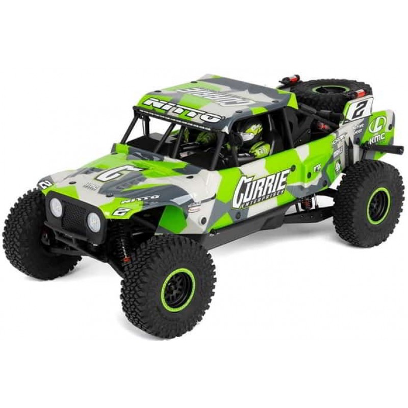 Losi Hammer Rey U4 1/10 RTR 4WD Brushless Rock Racer Truck (Green) w/2.4GHz Radio, AVC & SMART