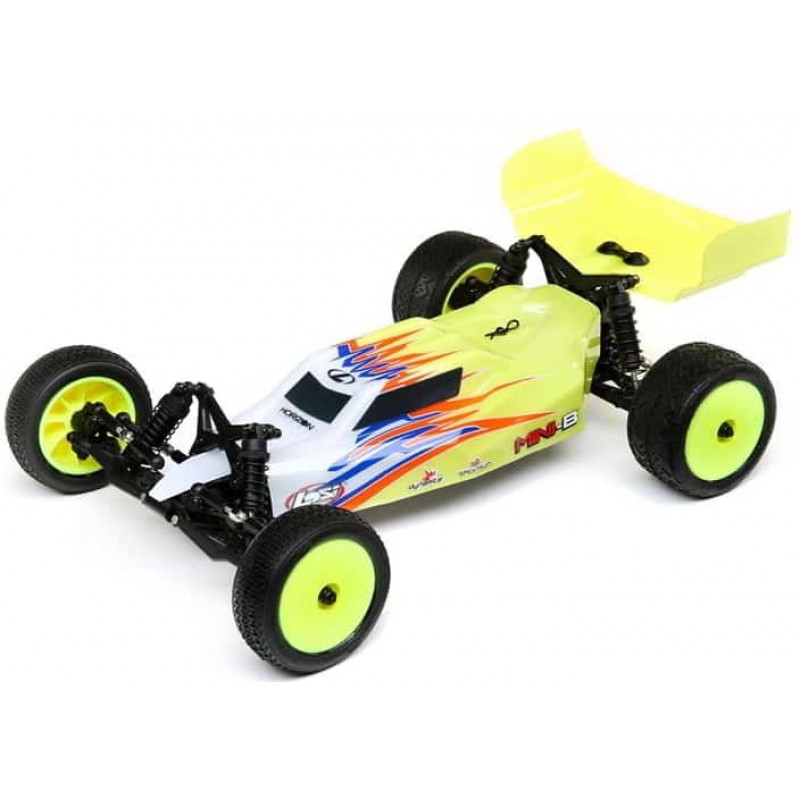 Losi Mini-B 1/16 Brushed RTR 2WD Buggy (Yellow / White)