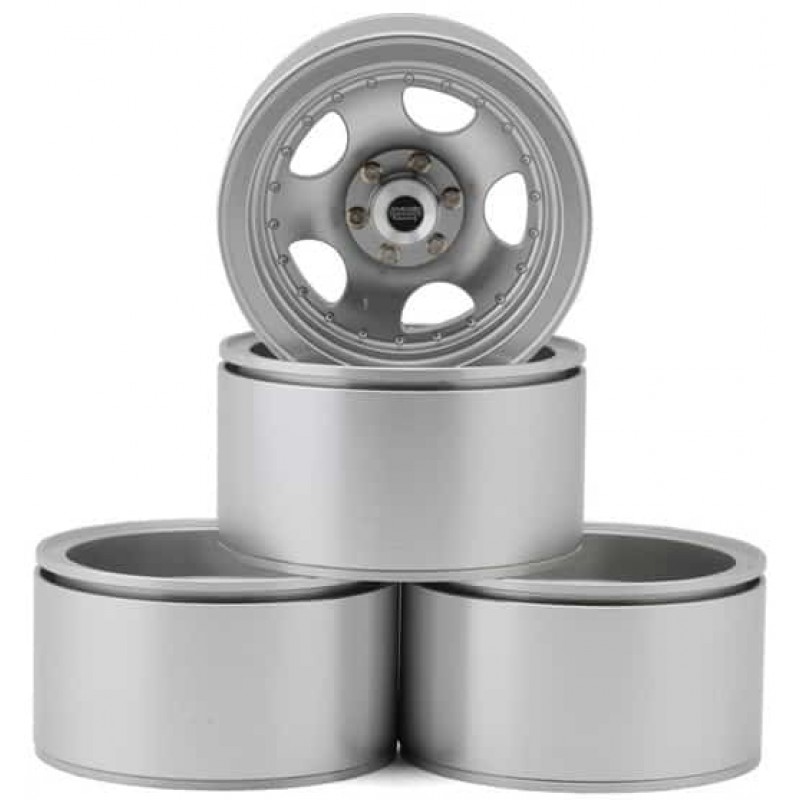 RC4WD American Racing AR23 2.2" Beadlock Wheels (Silver) (4)