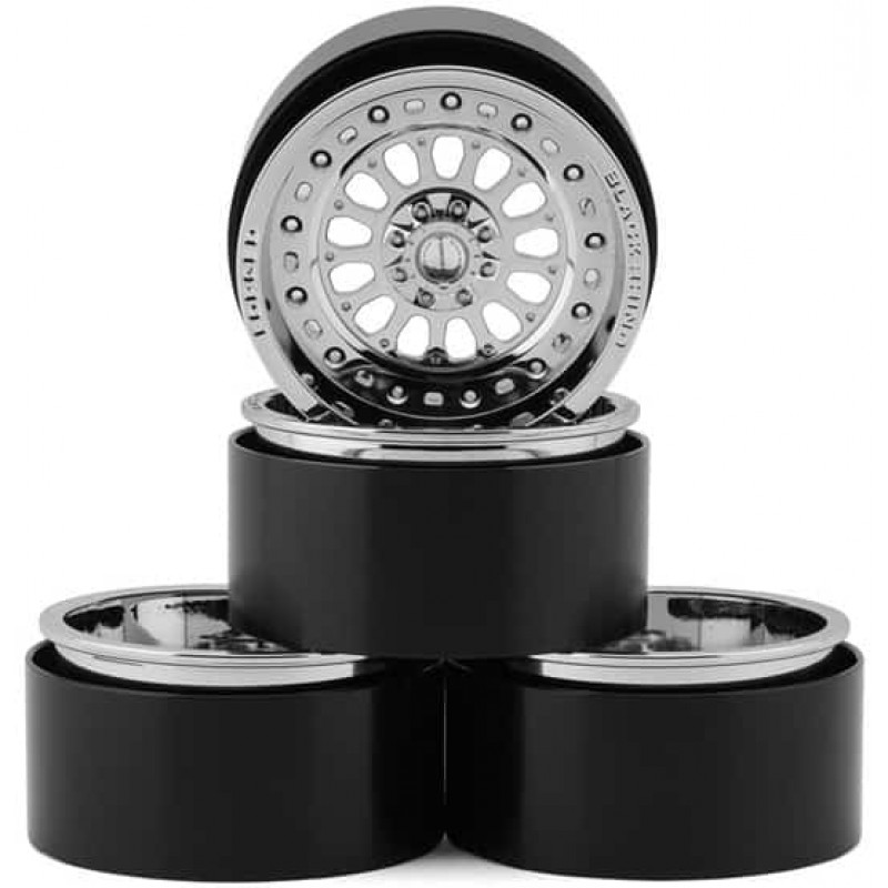 RC4WD Black Rhino 2.6" Centurion Forged Aluminum Wheels (Silver) (2) w/12mm Hex