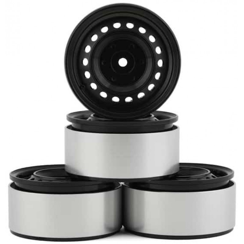 RC4WD CChand Rad 1.9" Aluminum Internal Beadlock Wheels (Black) (4)