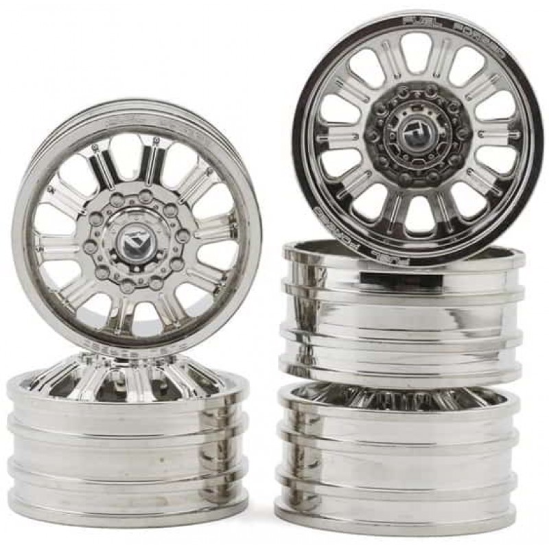 RC4WD Fuel Off-Road 1.9" FF60 Dually Wheels (Silver) (4) (Front & Rear)