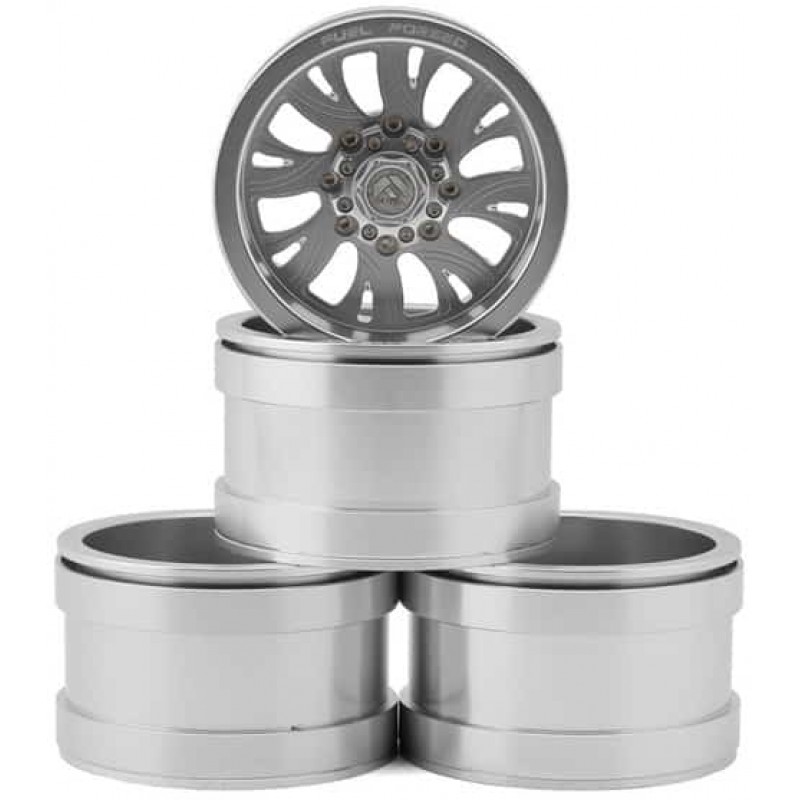 RC4WD Fuel Offroad FF41 8 Lug Deep Dish 2.2 Wheels (Silver) (4)