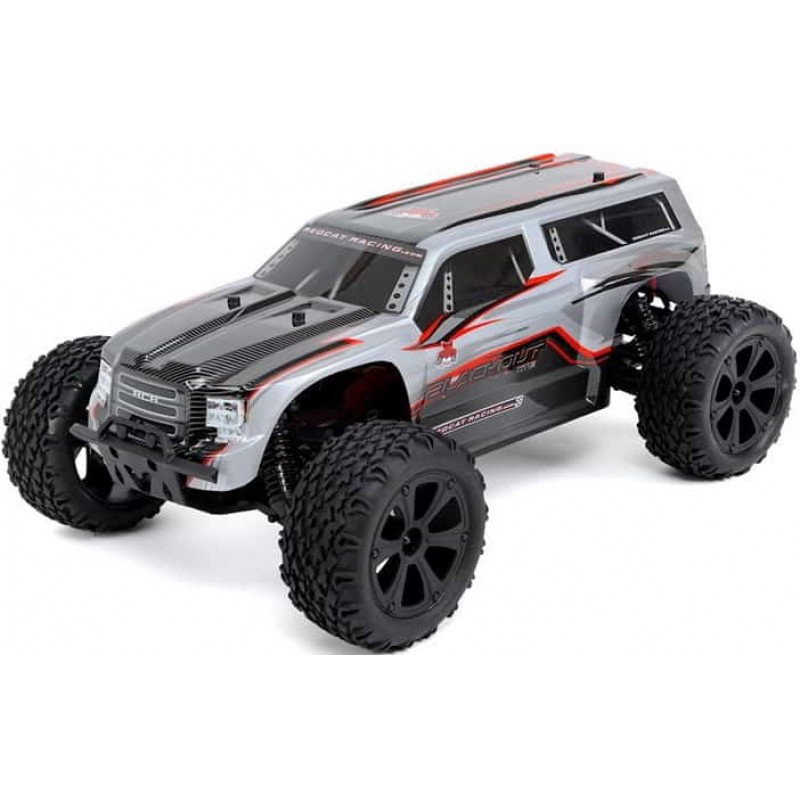 Redcat Racing Blackout XTE 1/10 Scale Electric Monster Truck REDBLACKOUT-XTE-SILVERSUV