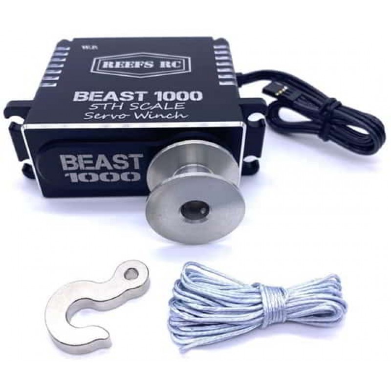 Reefs RC Beast 1000 1/5 Servo Winch w/Winch Spool Kit