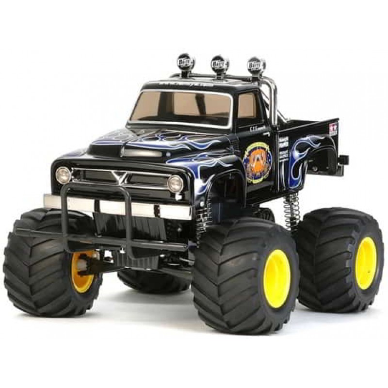 Tamiya Midnight Pumpkin 1/12 2WD Electric Monster Truck Kit (Black Edition)