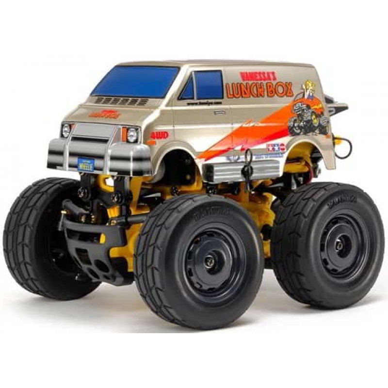 Tamiya X-SA Lunch Box Gold Edition 2WD 1/24 Electric Monster Truck Kit (SW-01)