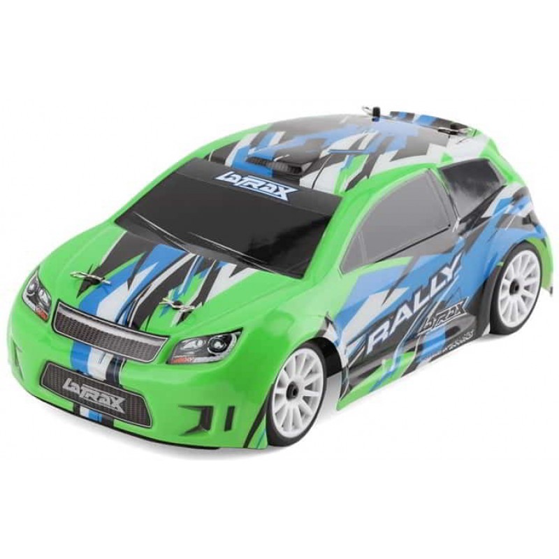 Traxxas 1/18 Latrax Rally RTR 4WD Electric Rally Car (Green/Blue) w/2.4GHz Radio, Battery & AC Charger