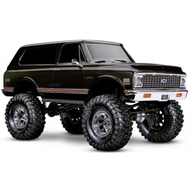 Traxxas TRX-4 1/10 High Trail Edition RC Crawler w/'72 Chevy K5 Blazer Body (Black) & TQi 2.4GHz Radio