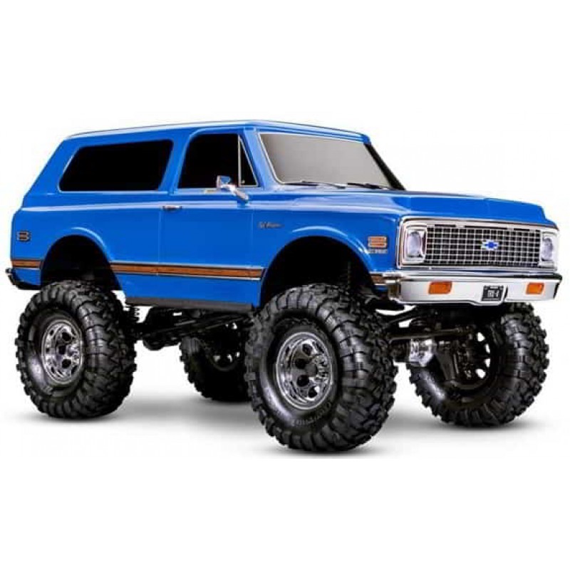 Traxxas TRX-4 1/10 High Trail Edition RC Crawler w/'72 Chevy K5 Blazer Body (Blue) & TQi 2.4GHz Radio