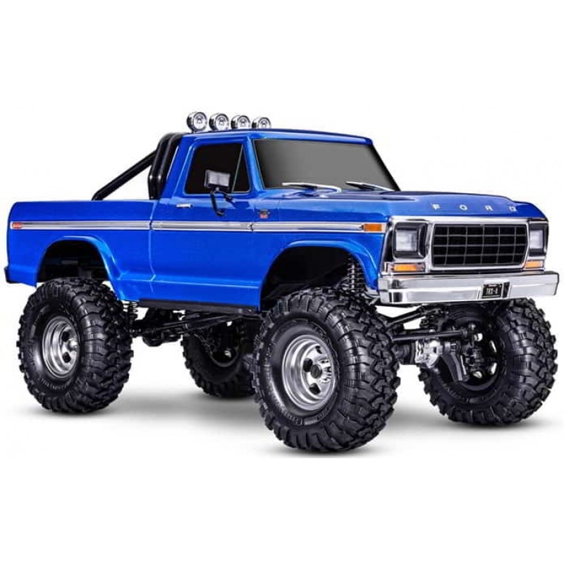 Traxxas TRX-4 1/10 High Trail Edition RC Crawler w/'79 Ford F-150 Ranger XLT Body (Blue) & TQi 2.4GHz Radio