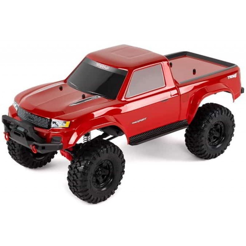 Traxxas TRX-4 Sport 1/10 Scale Trail Rock Crawler (Red) w/XL-5 HV ESC & TQ 2.4GHz Radio