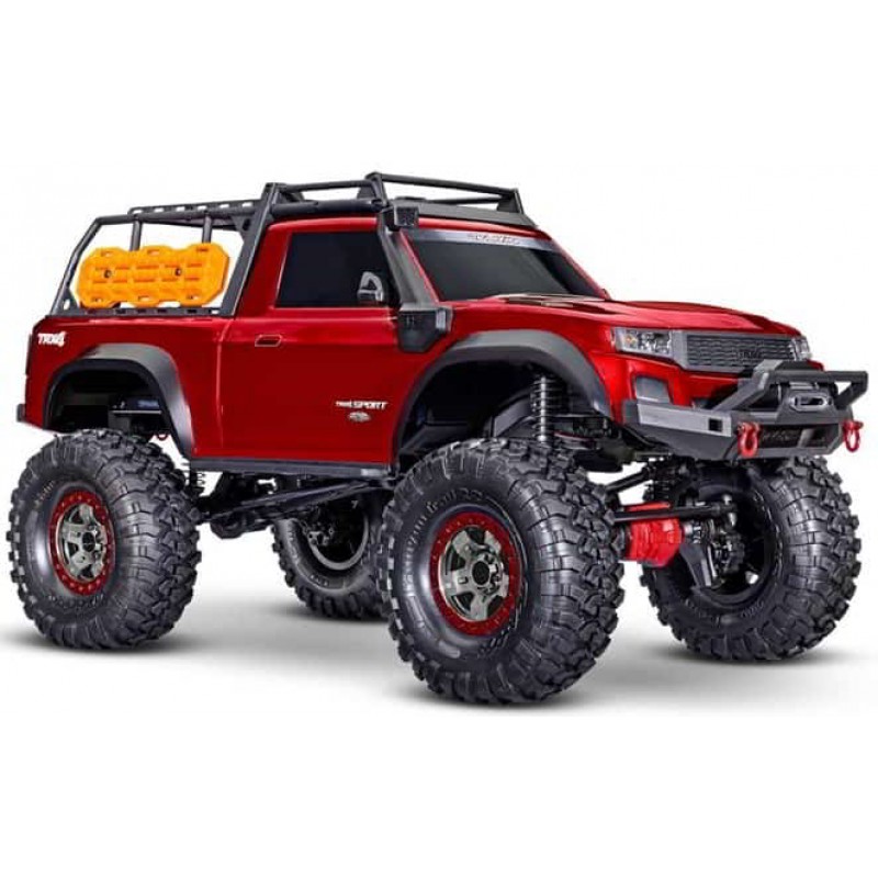 Traxxas TRX-4 Sport High Trail Edition 1/10 Scale Trail Rock Crawler (Red) w/TQ 2.4GHz Radio