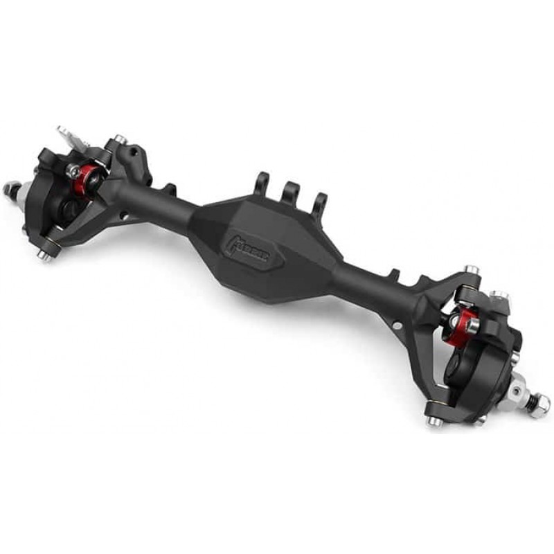 Vanquish Products Currie Portal F9 SCX10 II Front Axle Kit (Black)