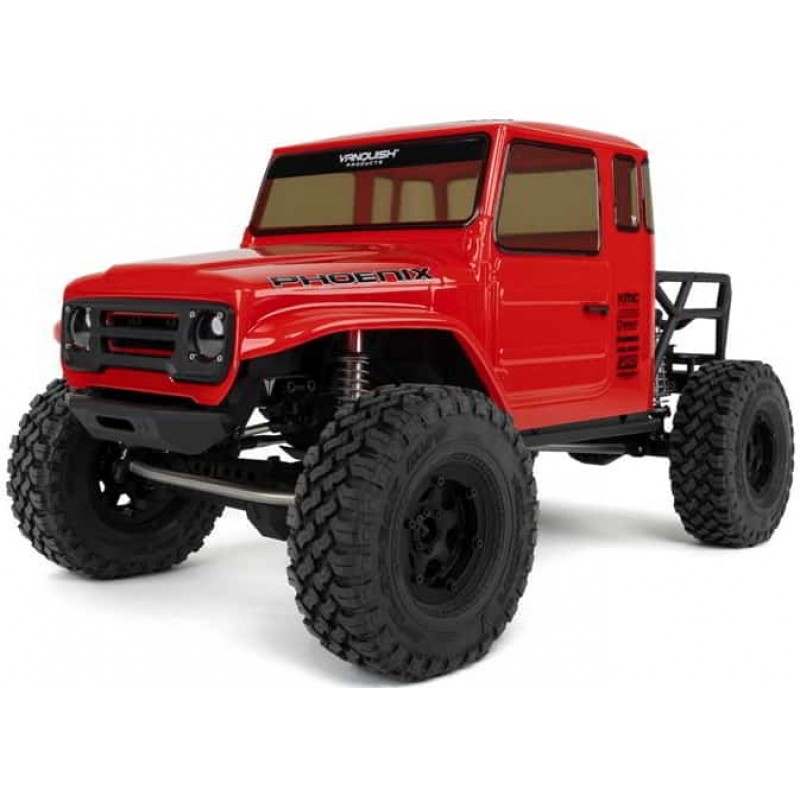 Vanquish Products VS4-10 Phoenix Straight Axle RTR Rock Crawler (Red)