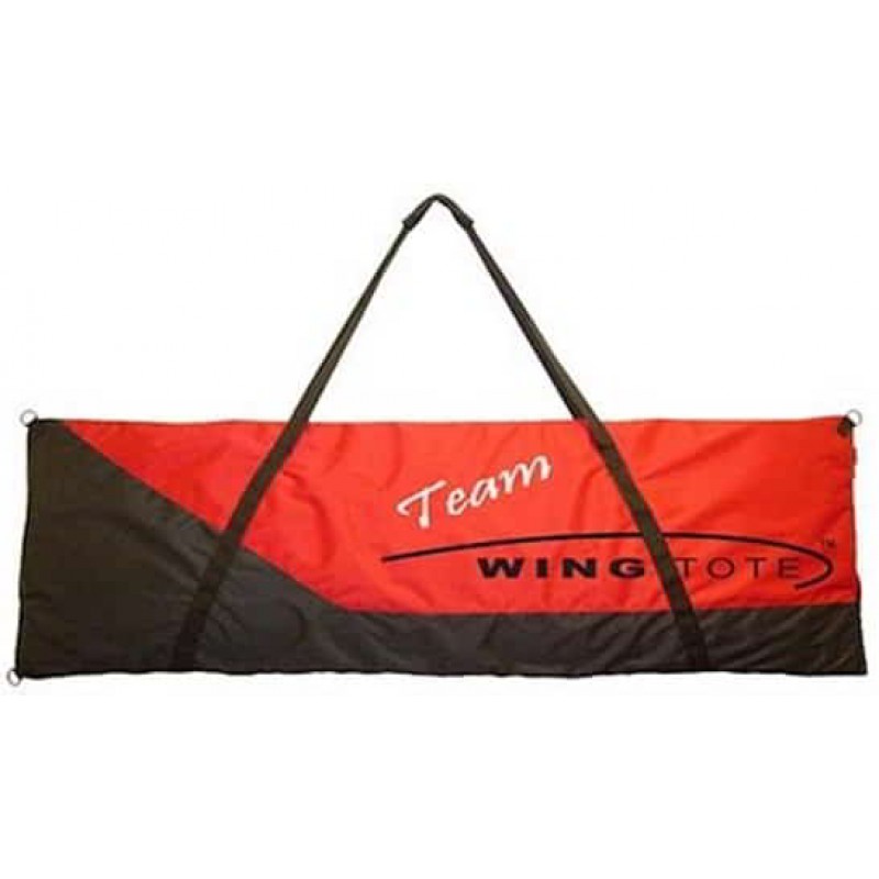 Wing Tote X-Small 44x16 Single Wing/Tail Tote Red/Black WGT141