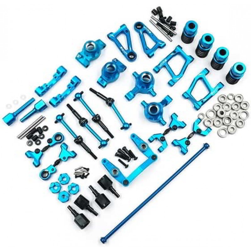 Yeah Racing Tamiya TT-01/TT-01E Aluminum Performance Conversion Kit (Blue)