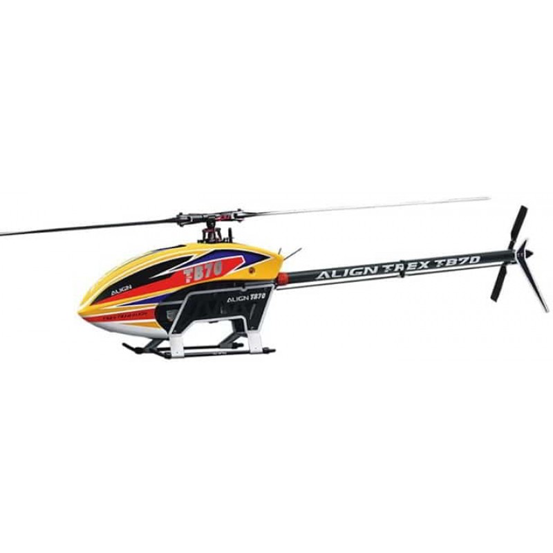 Align T-Rex TB70 Electric Super Combo Helicopter Kit (Yellow) w/Motor, ESC, Servos, Gyro, & Blades