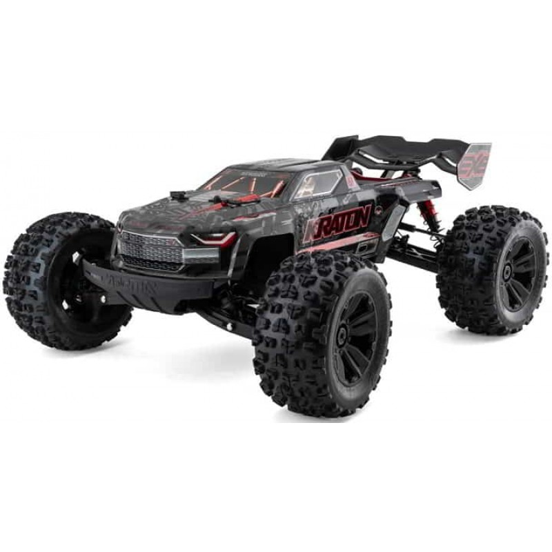 Arrma Kraton 6S EXB RTR 1/8 4WD Brushless Monster Truck (Black) w/DX3 2.4GHz Radio, Smart ESC & AVC