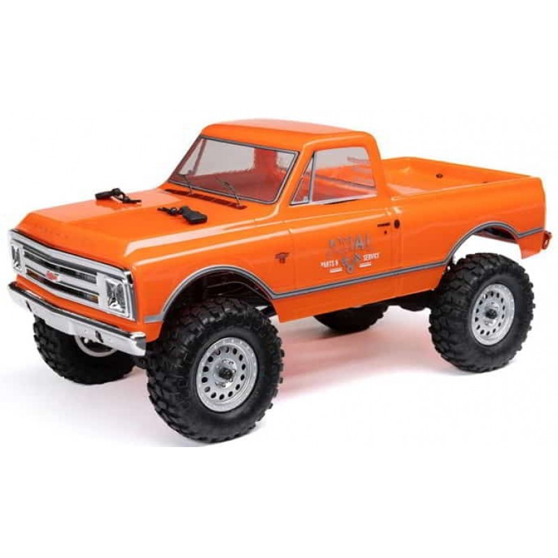 Axial SCX24 1967 Chevrolet C10 1/24 4WD RTR Scale Mini Crawler (Orange) w/2.4GHz Radio