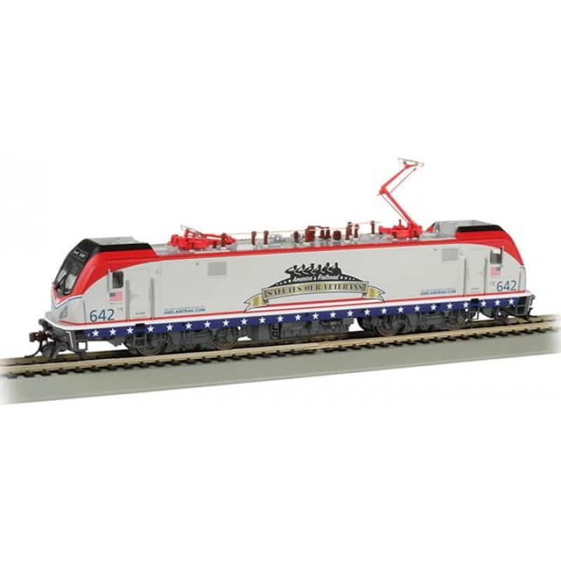 Bachmann Amtrak #642 Salutes our Veterans Siemens ACS-64 Locomotive w/DCC Sound