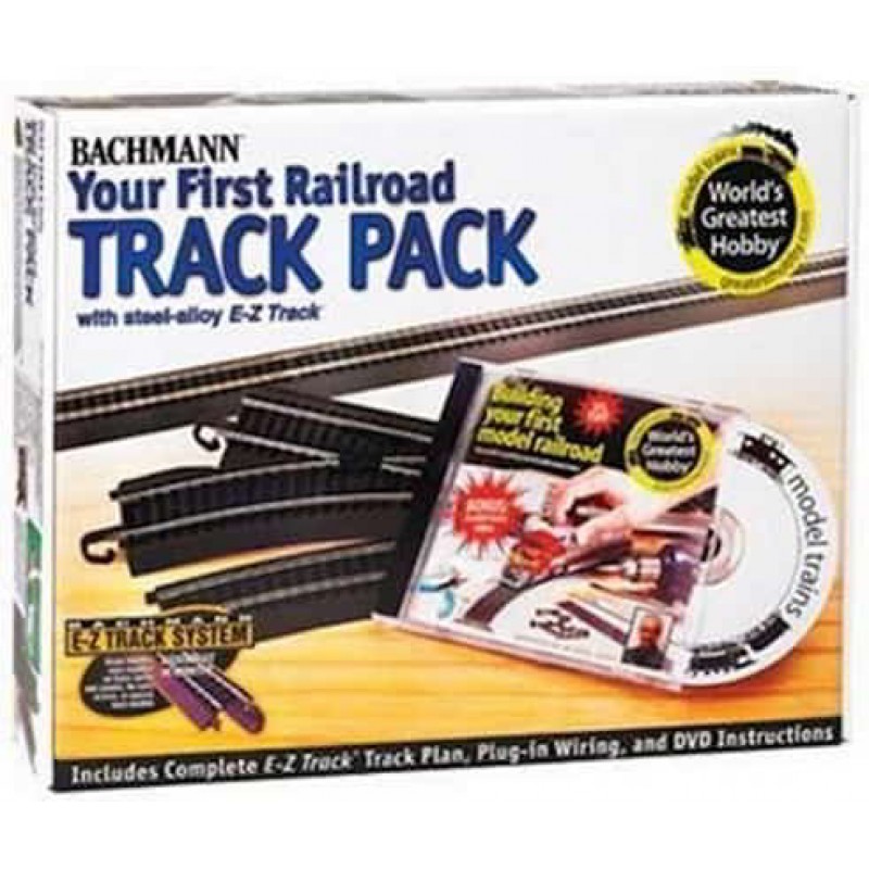 Bachmann E-Z Steel Alloy First Railroad Track Pack (HO Scale)