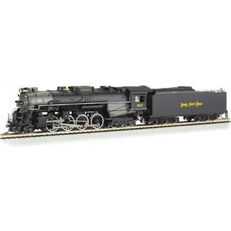 Bachmann HO 2-8-4 w/DCC & Sound Value, NKP/Railfan #765