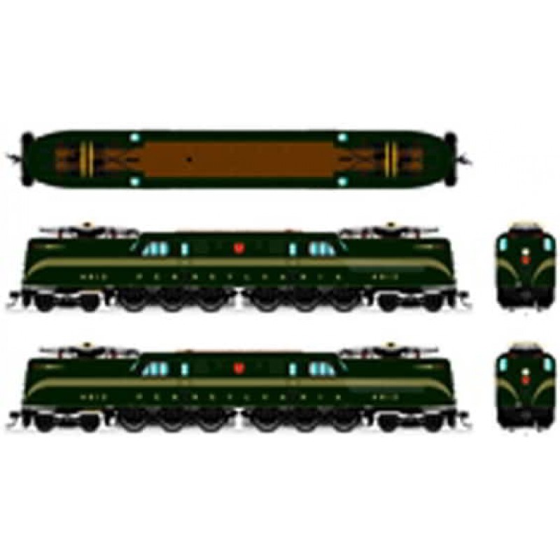 Broadway HO GG1 w/DCC & Paragon 3, PRR #4813