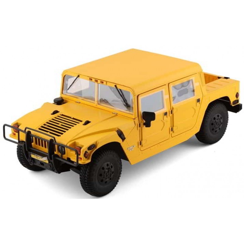 FMS 2006 Hummer H1 Alpha 1/12 RTR Rock Crawler Trail Truck (Yellow)