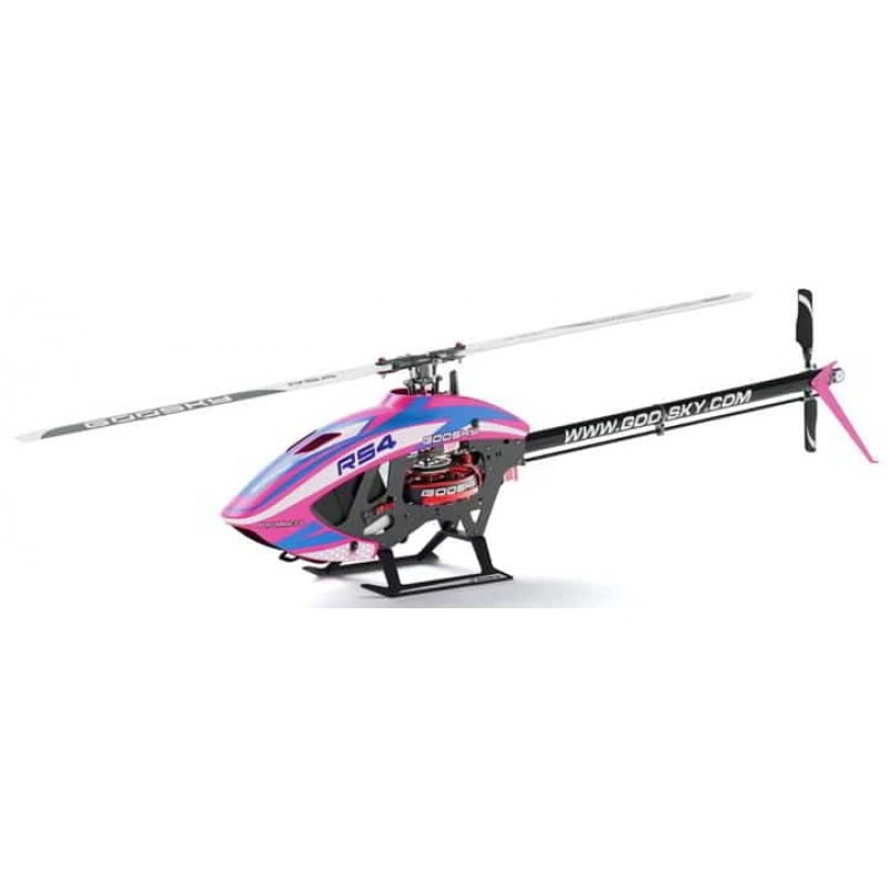 GooSky Legend RS4 Venom Edition Electric Helicopter Kit (Pink) w/Motor